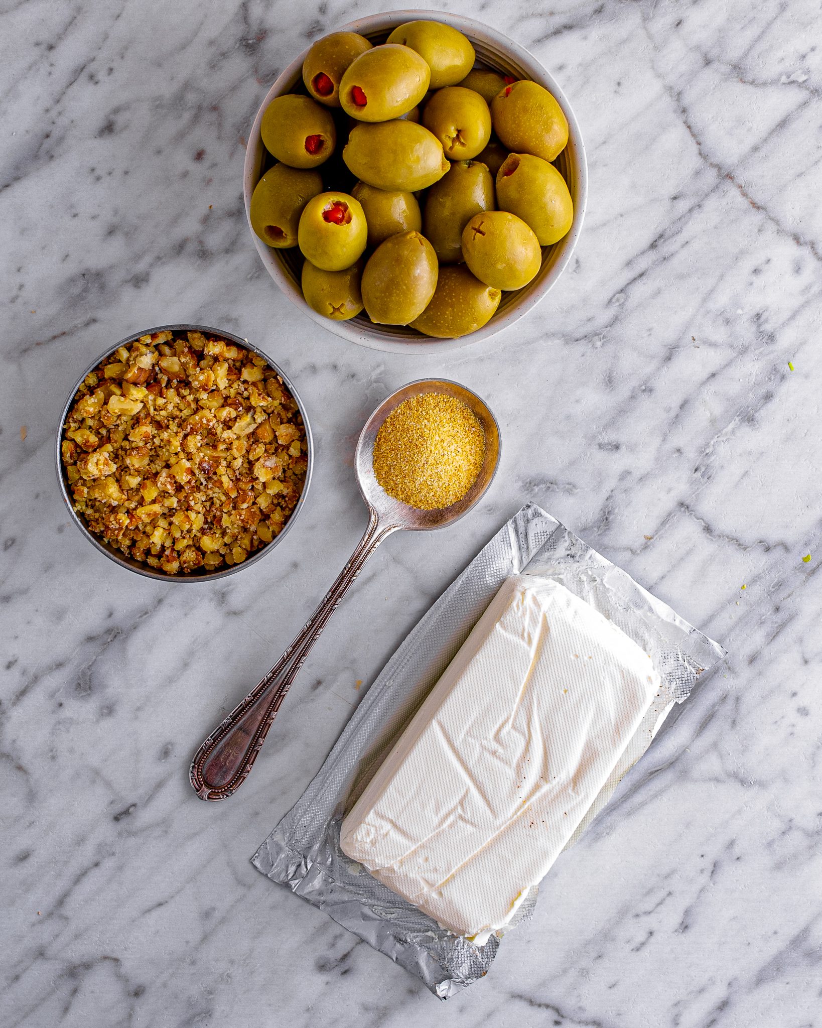 Cream Cheese Wrapped Olives CheekyKitchen