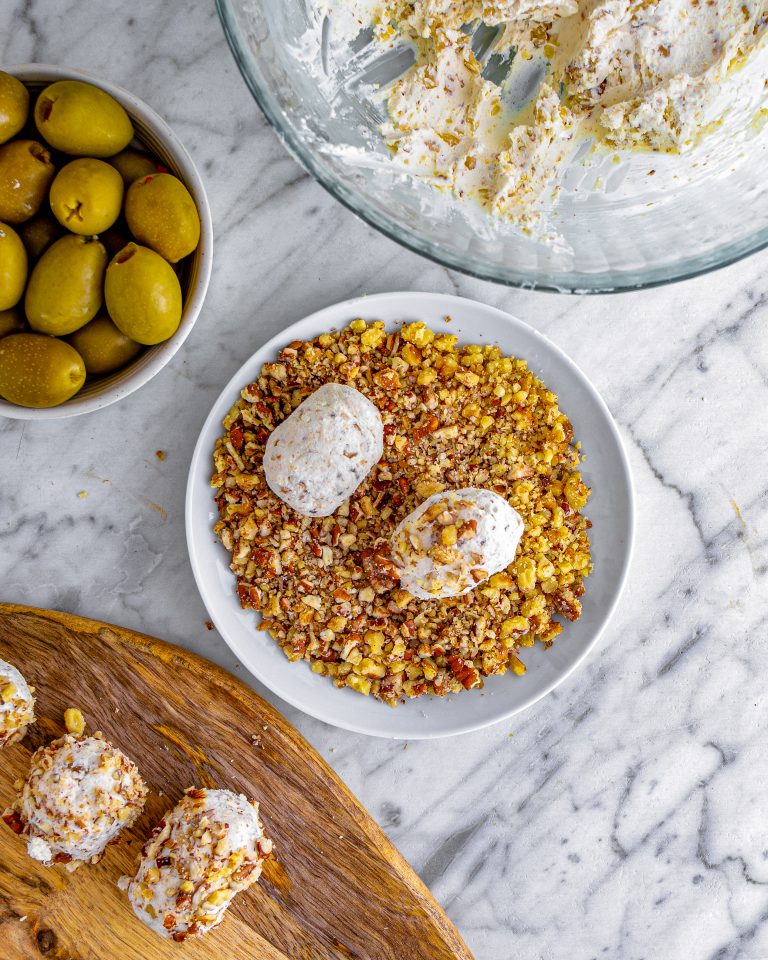 Cream Cheese Wrapped Olives CheekyKitchen