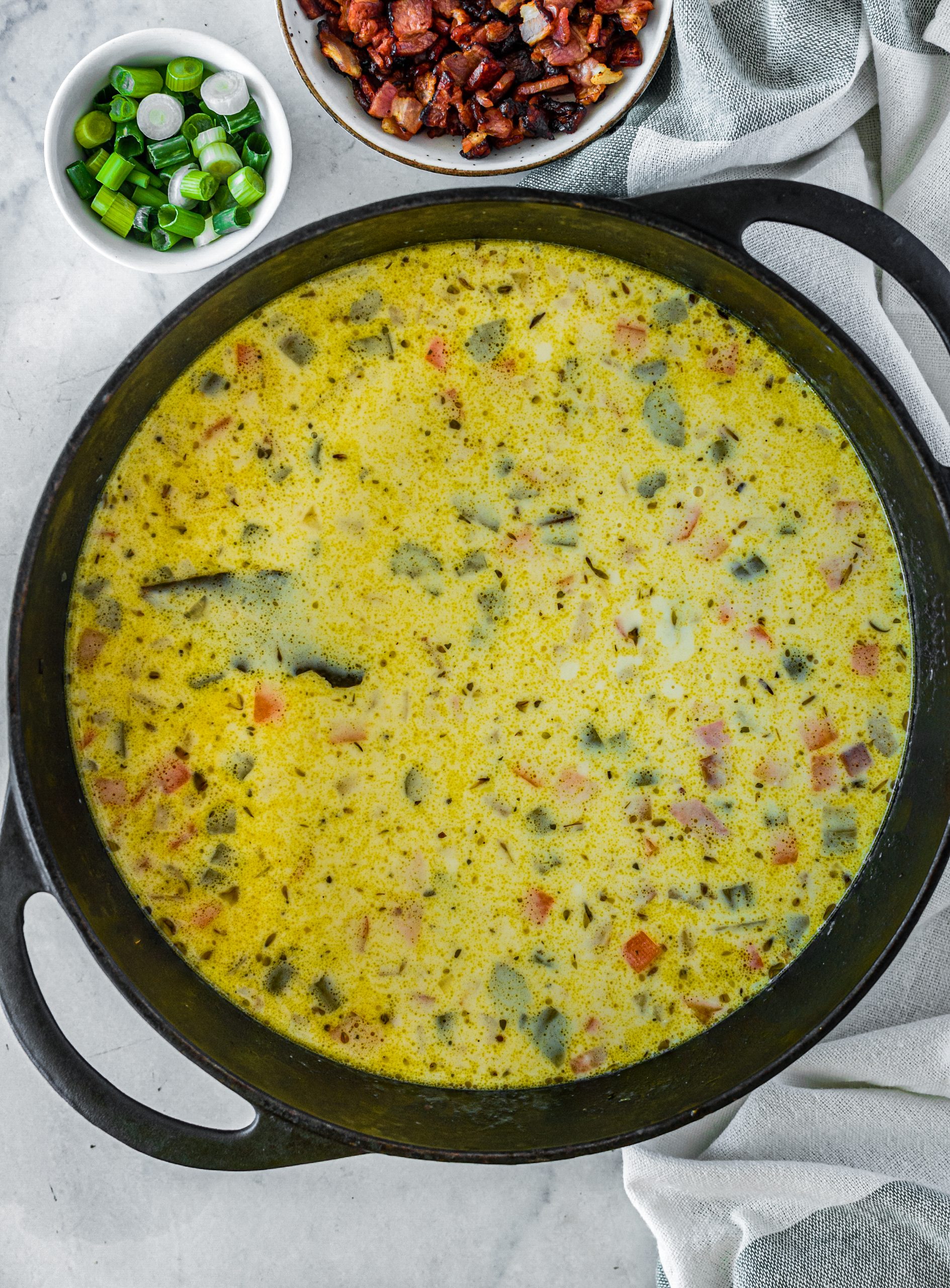 Ham and Potatoe Corn Chowder CheekyKitchen