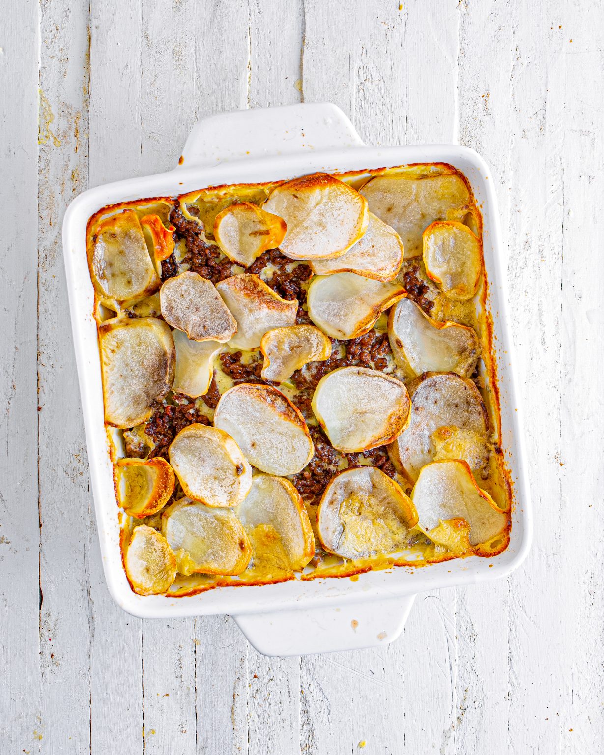 Hamburger Potato Cheese Casserole CheekyKitchen