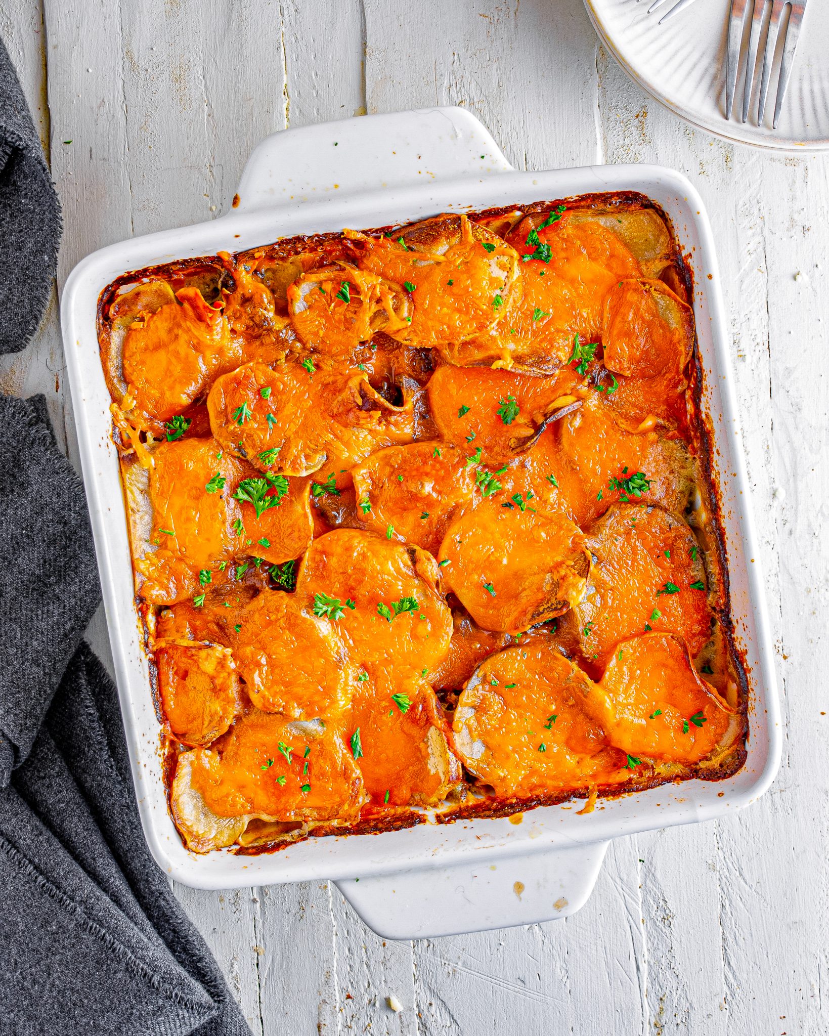 Hamburger Potato Cheese Casserole CheekyKitchen