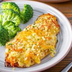 Longhorn Garlic Parmesan Crusted Chicken - CheekyKitchen