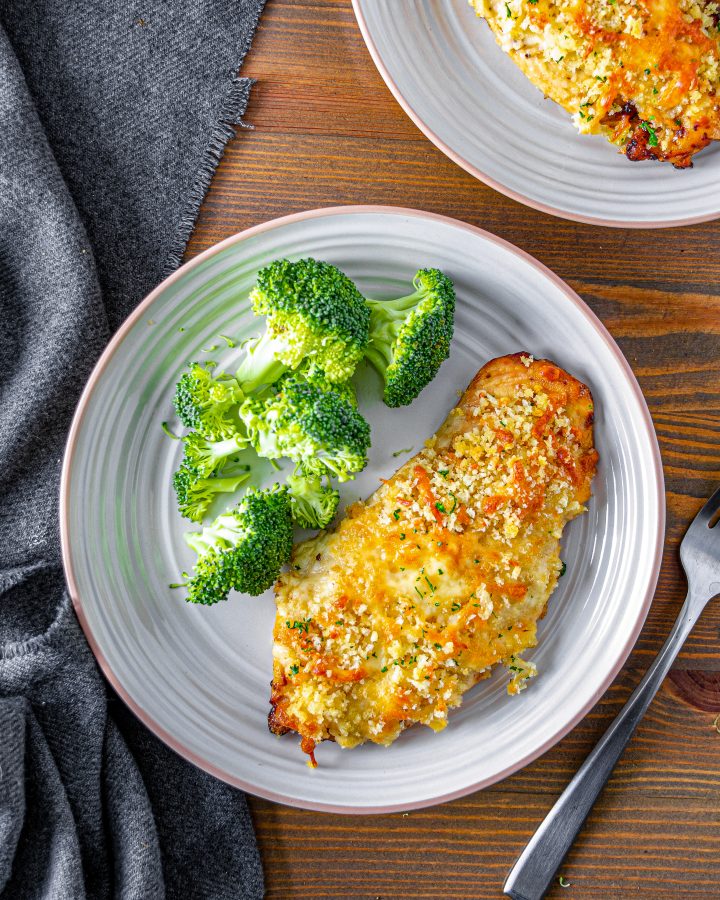 Longhorn Garlic Parmesan Crusted Chicken - CheekyKitchen