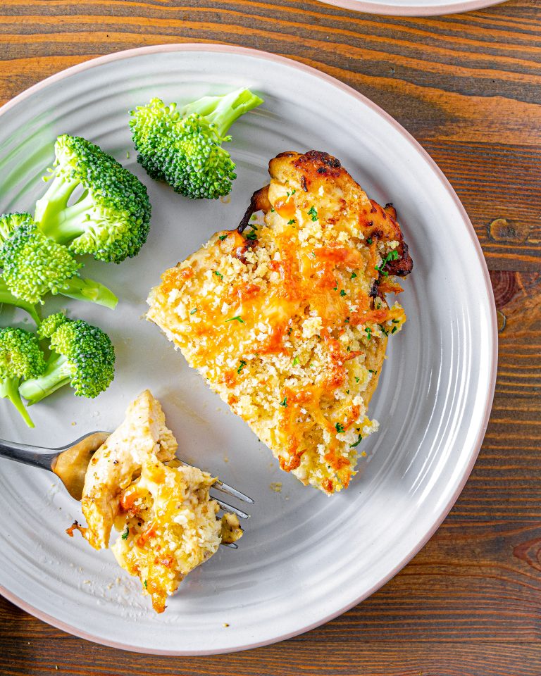 Longhorn Garlic Parmesan Crusted Chicken CheekyKitchen