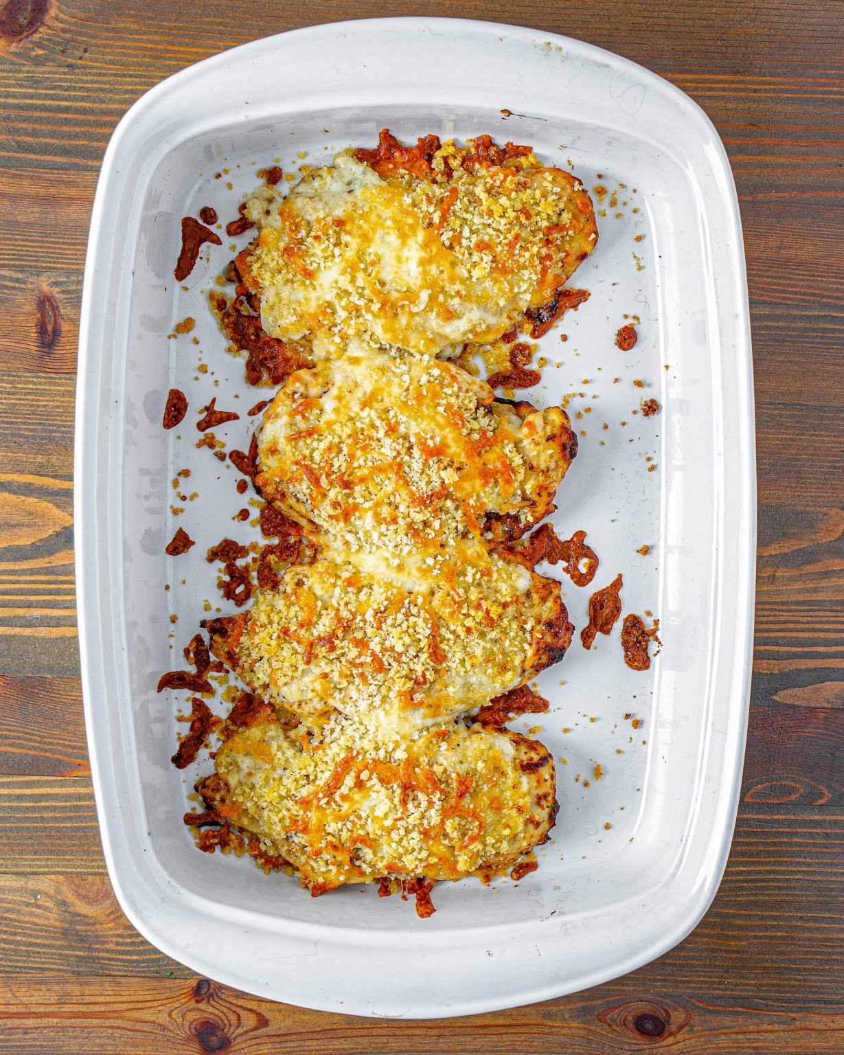 Longhorn Garlic Parmesan Crusted Chicken - CheekyKitchen