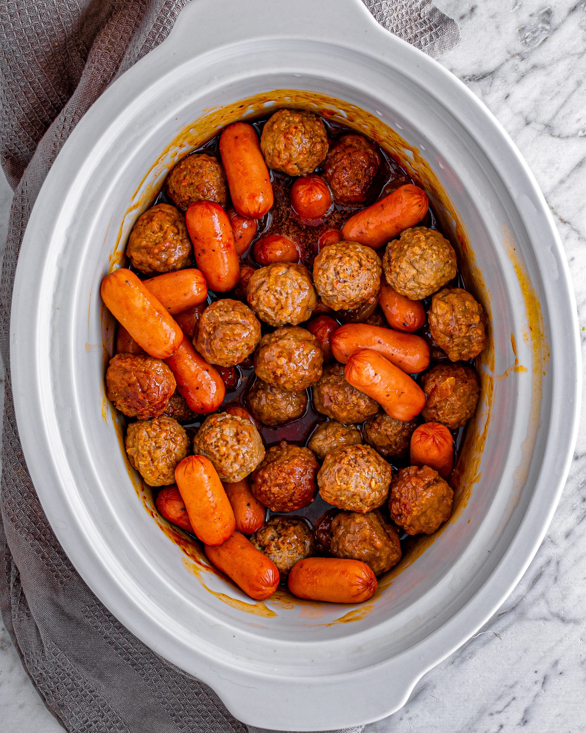 Meatball Pineapple Smokies CheekyKitchen