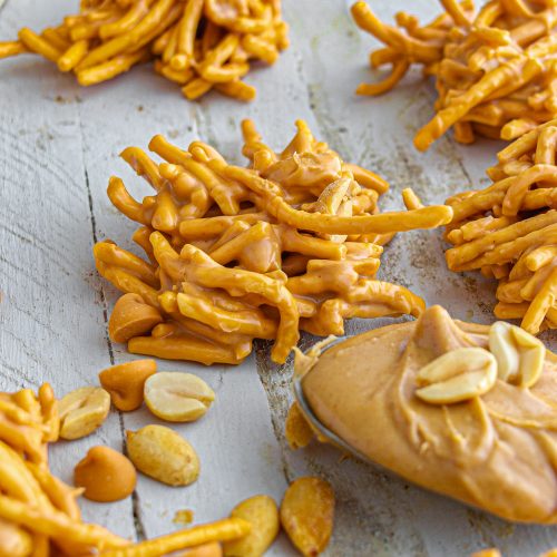 NoBake Peanut Butter Haystacks CheekyKitchen