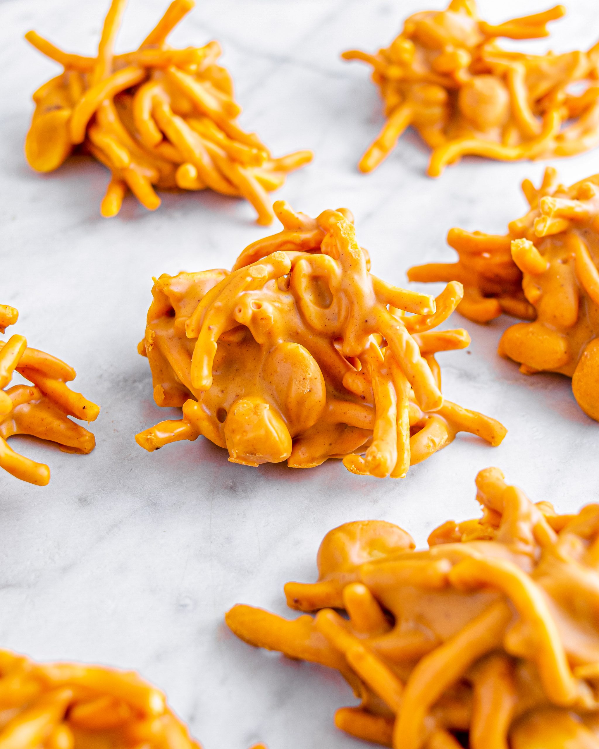 No Bake Peanut Butter Haystacks CheekyKitchen