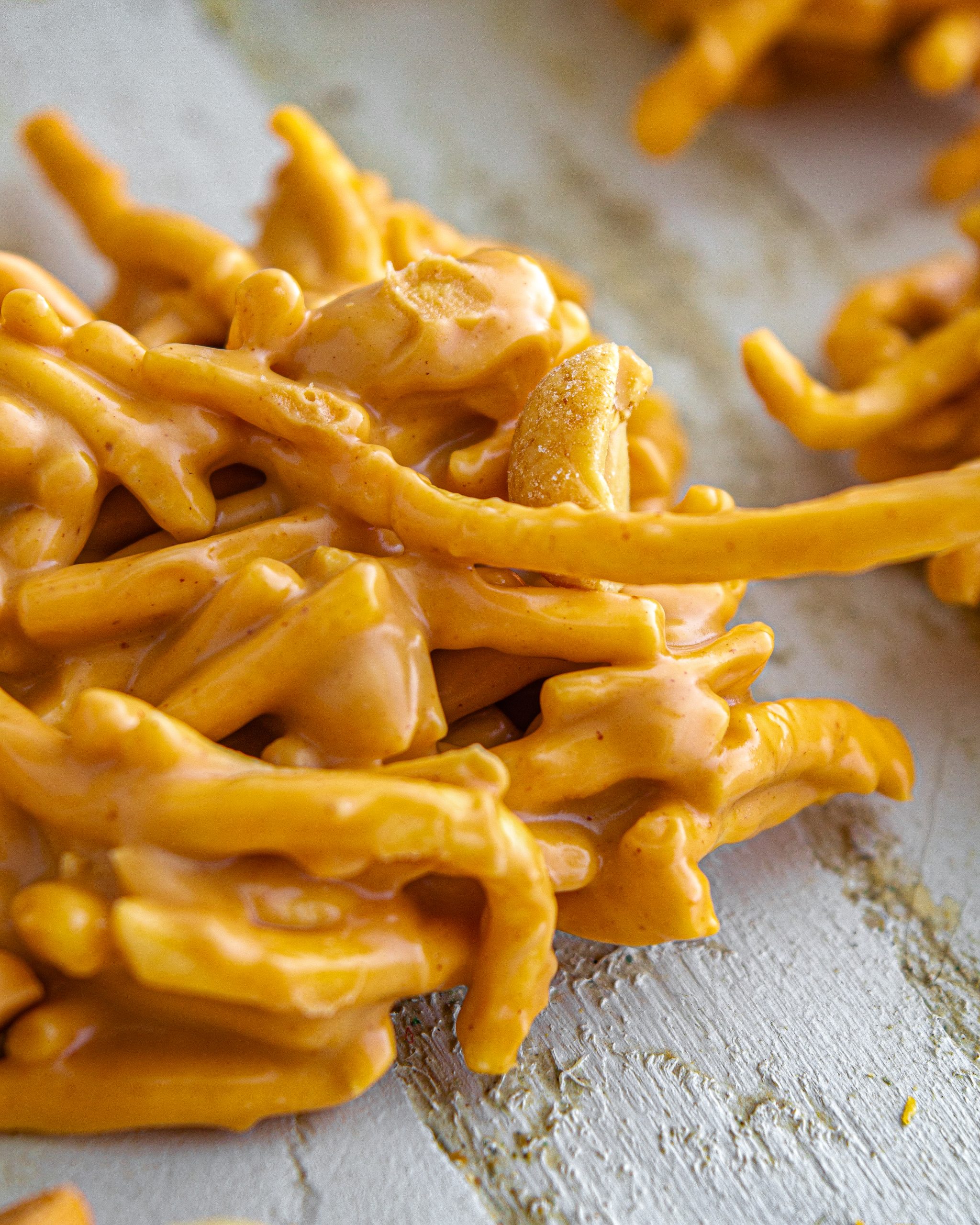 NoBake Peanut Butter Haystacks CheekyKitchen