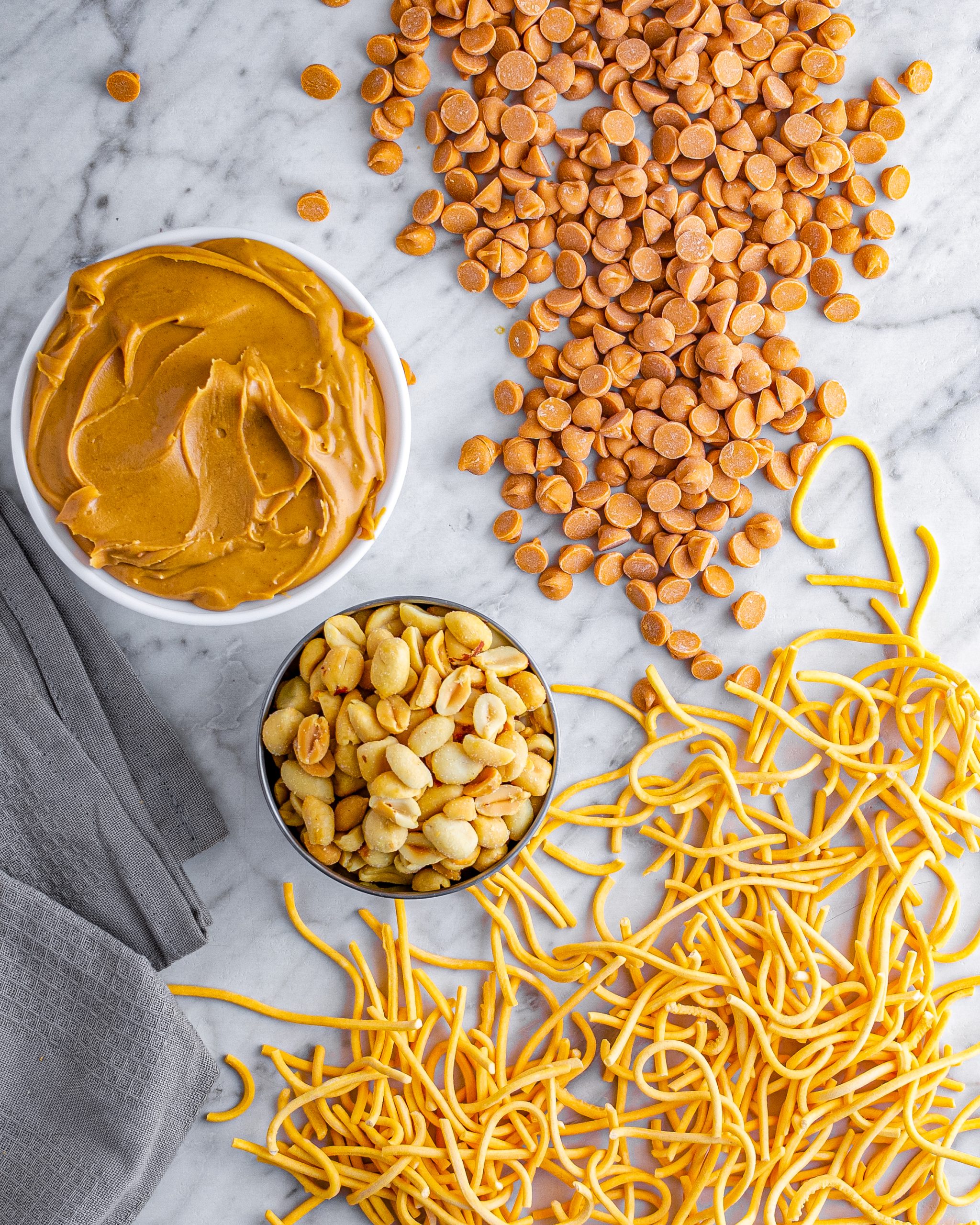 No Bake Peanut Butter Haystacks CheekyKitchen