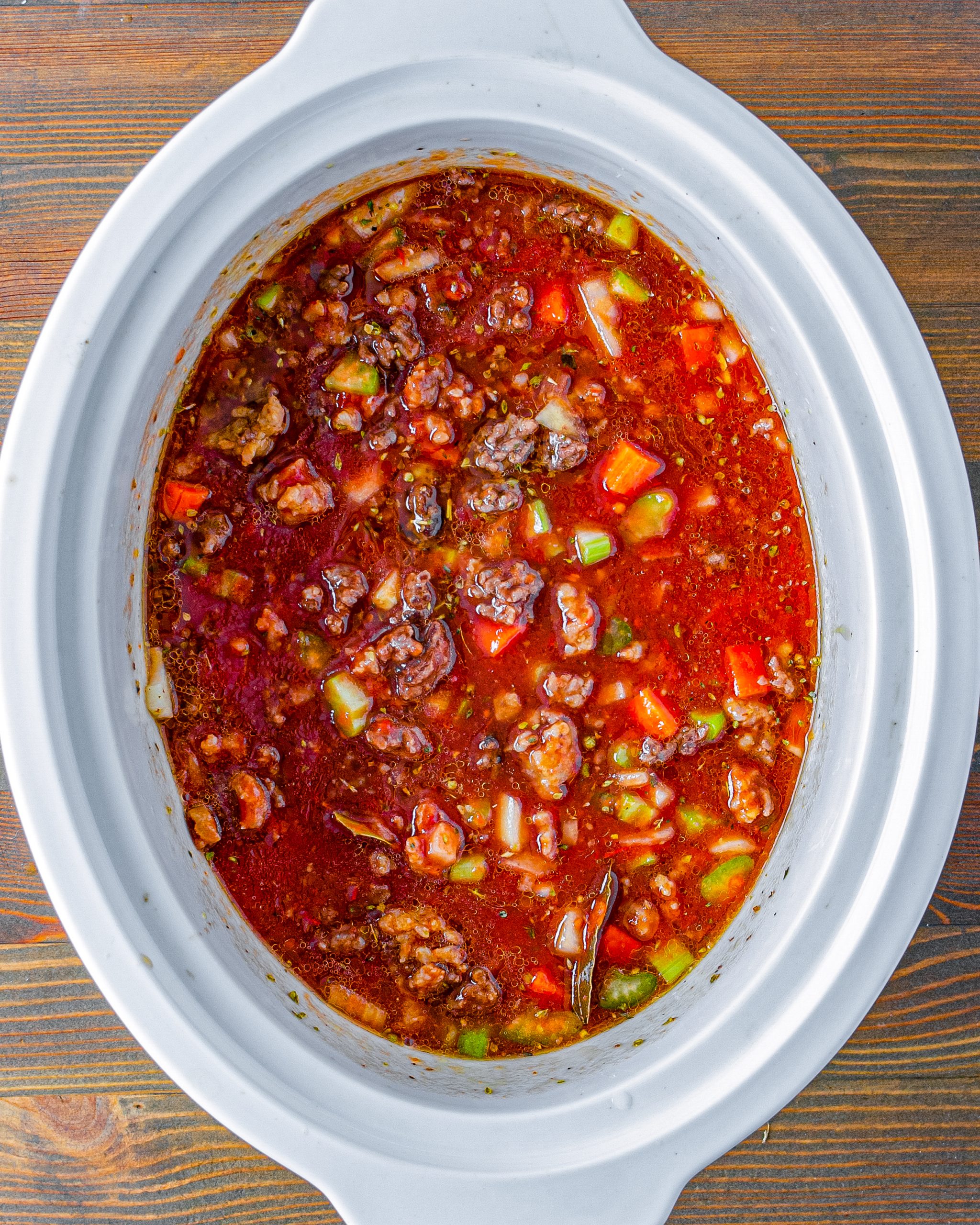 Olive Garden Slow Cooker Pasta Fagioli CheekyKitchen