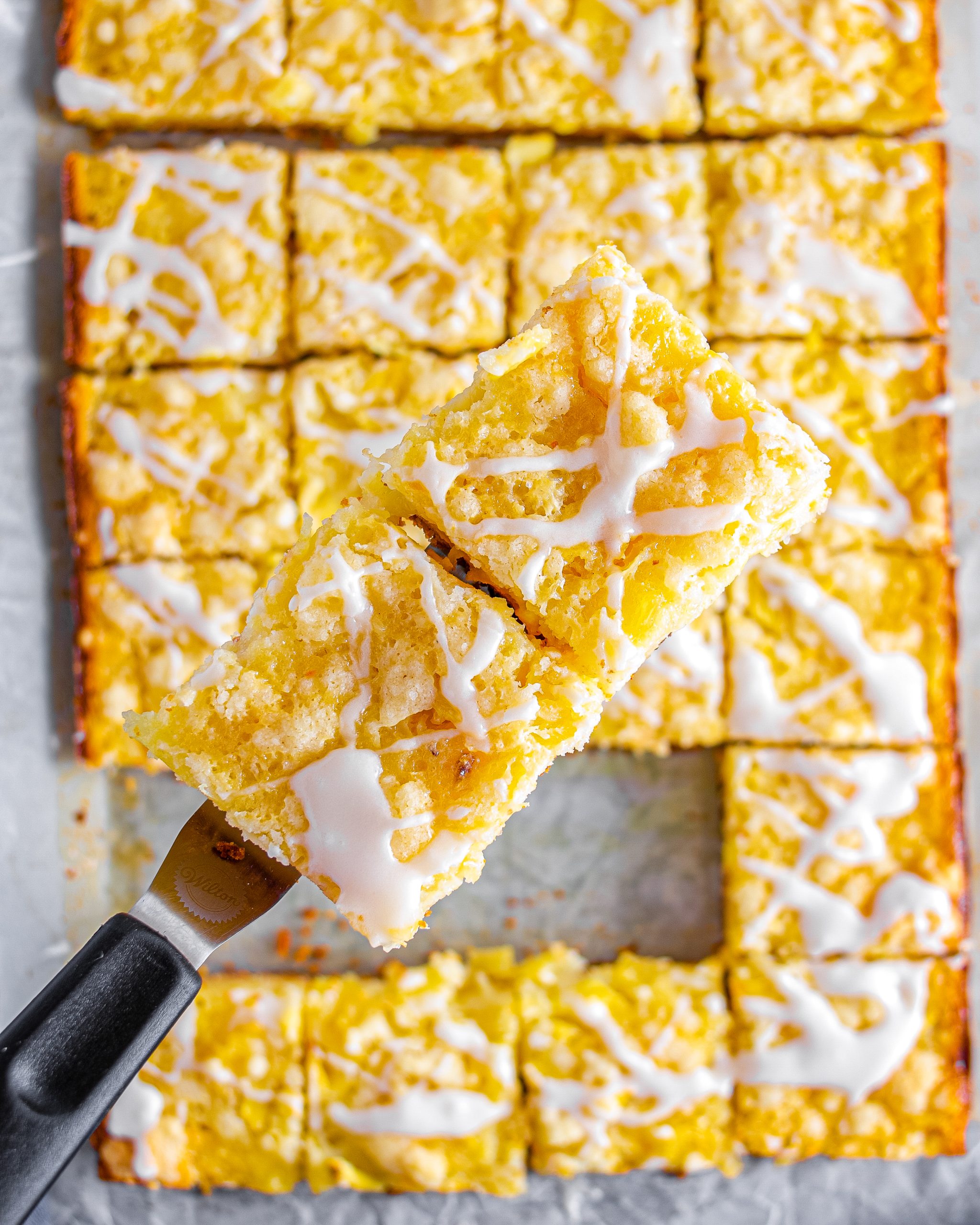 Pineapple Cake Bars CheekyKitchen