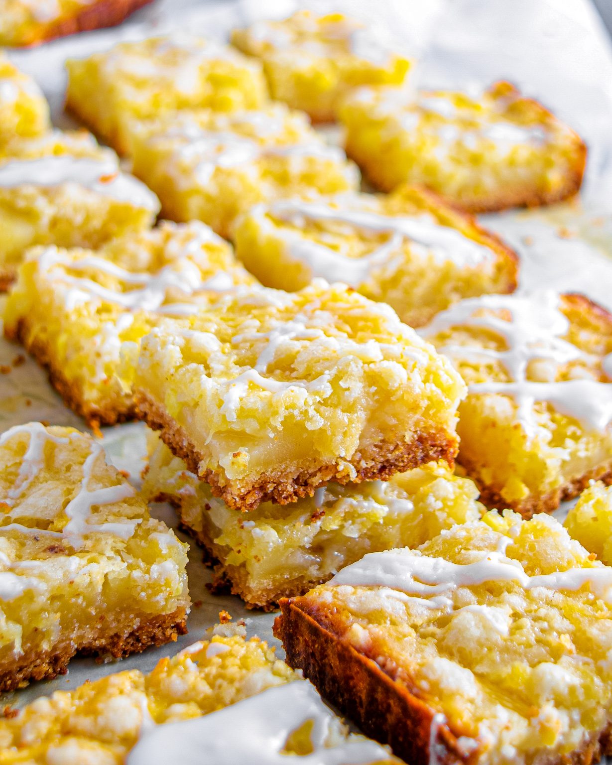 Pineapple Cake Bars CheekyKitchen