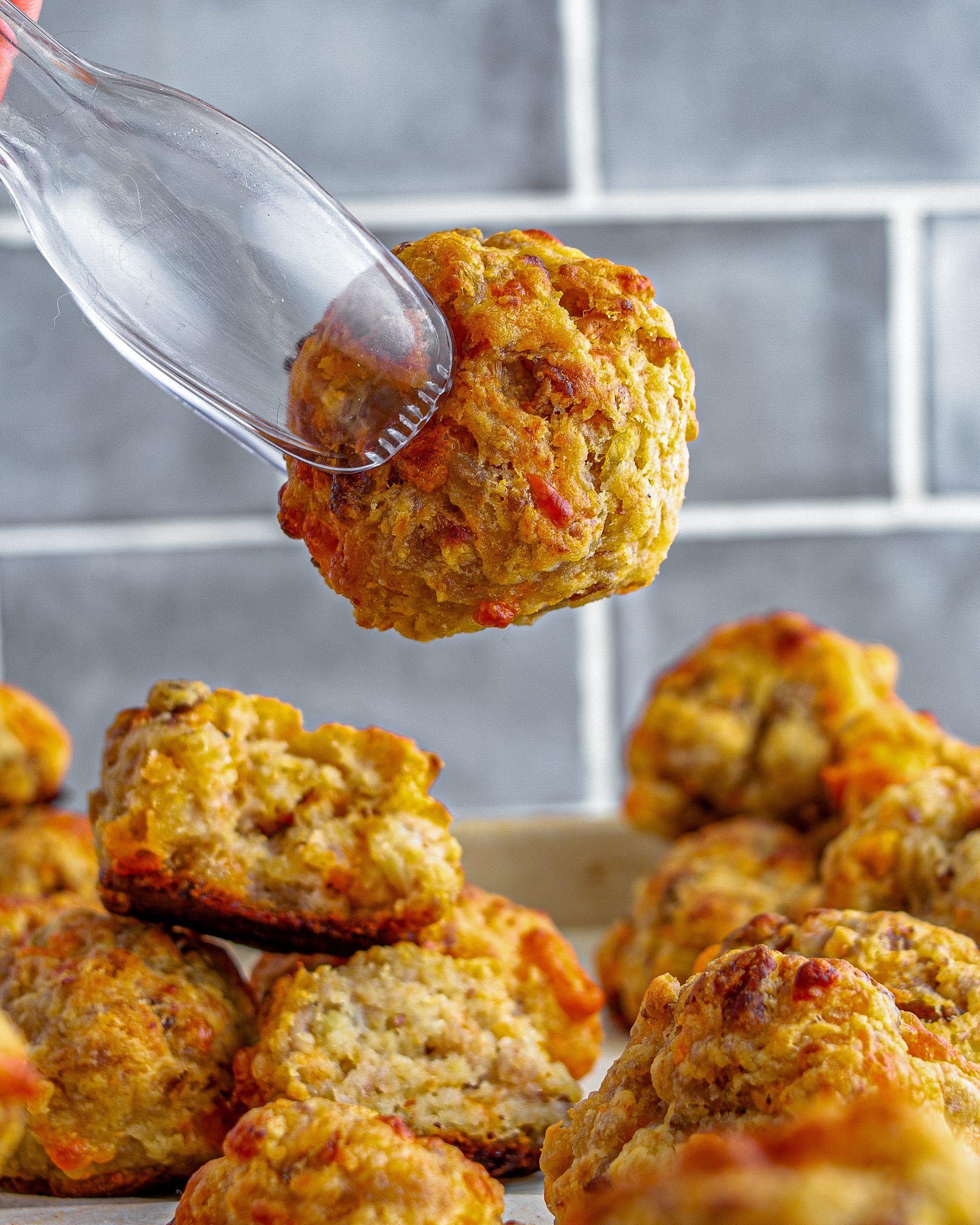 Sausage Hashbrown Bites CheekyKitchen