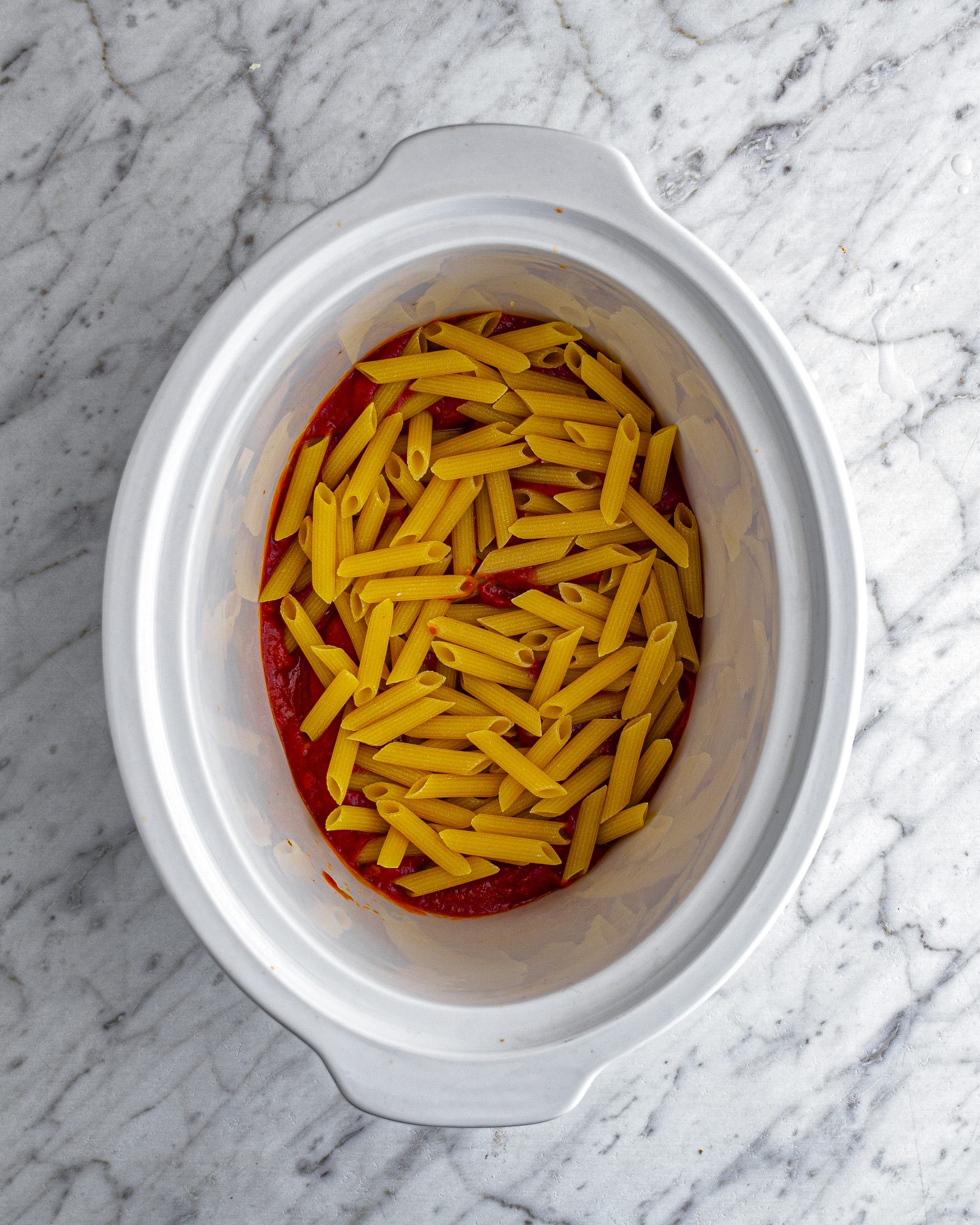 Slow Cooker Baked Ziti CheekyKitchen