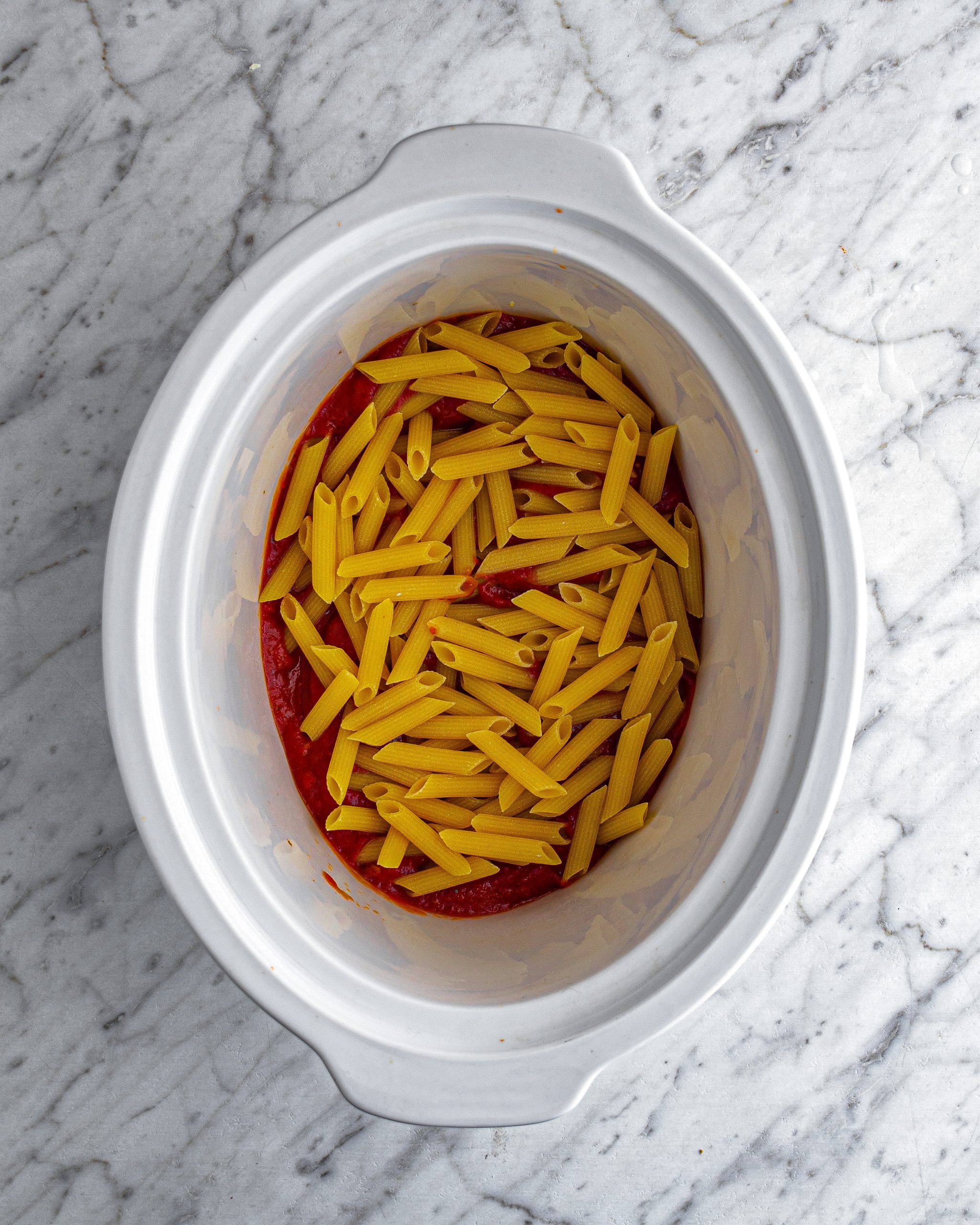 Slow Cooker Baked Ziti CheekyKitchen