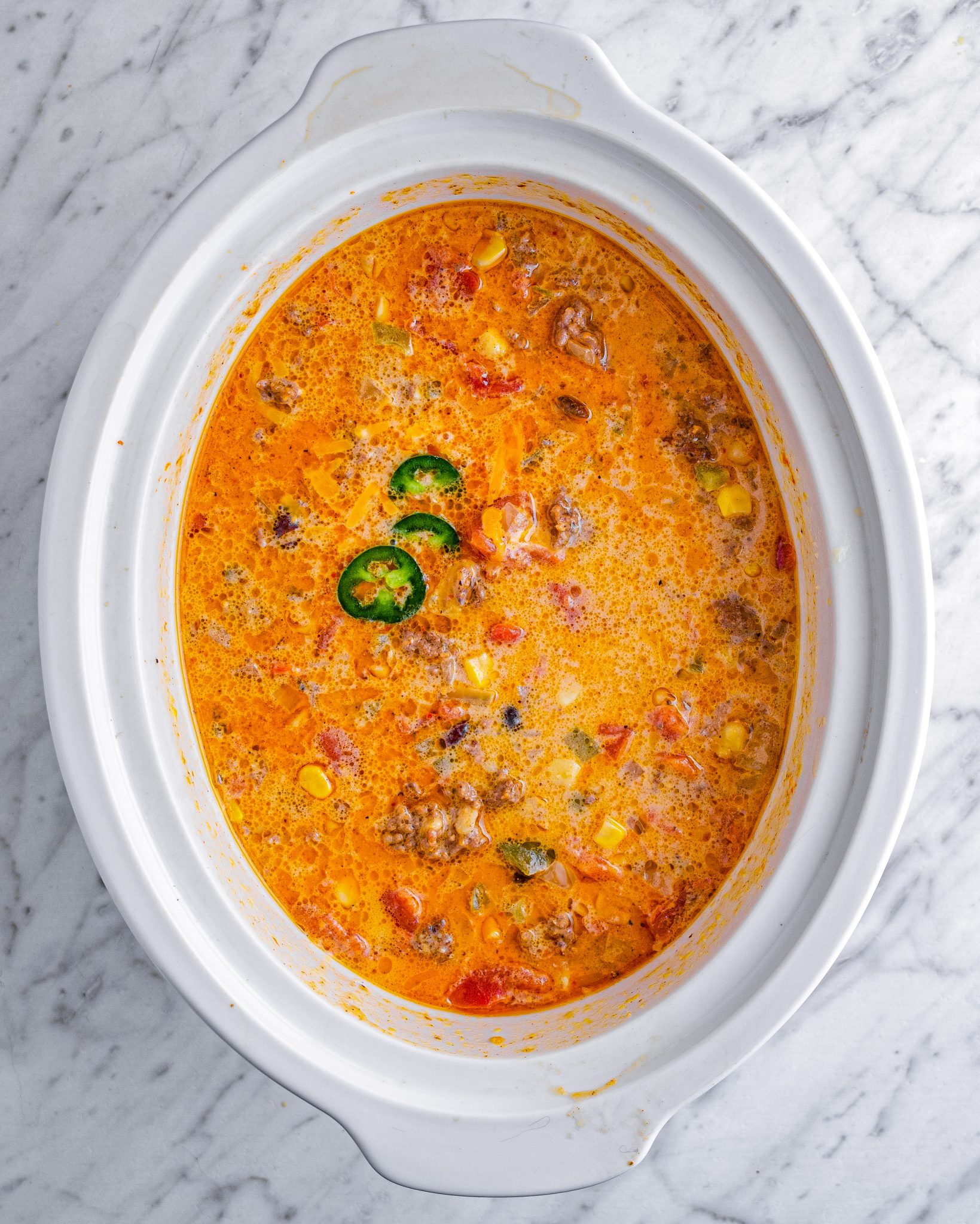 Crockpot Nacho Cheese Soup CheekyKitchen