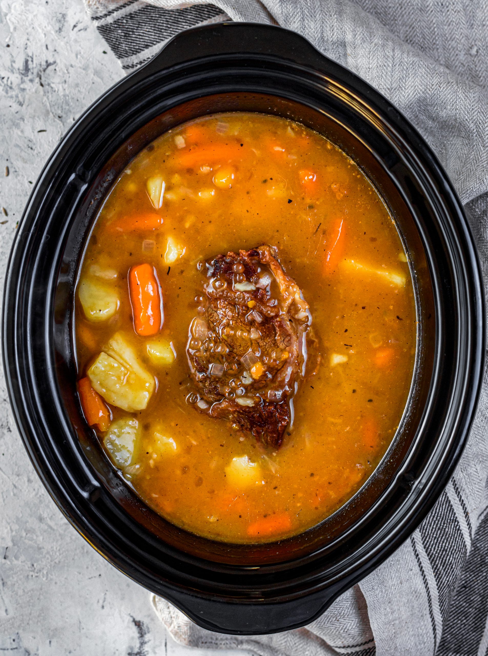 Slow Cooker Pot Roast with Gravy CheekyKitchen