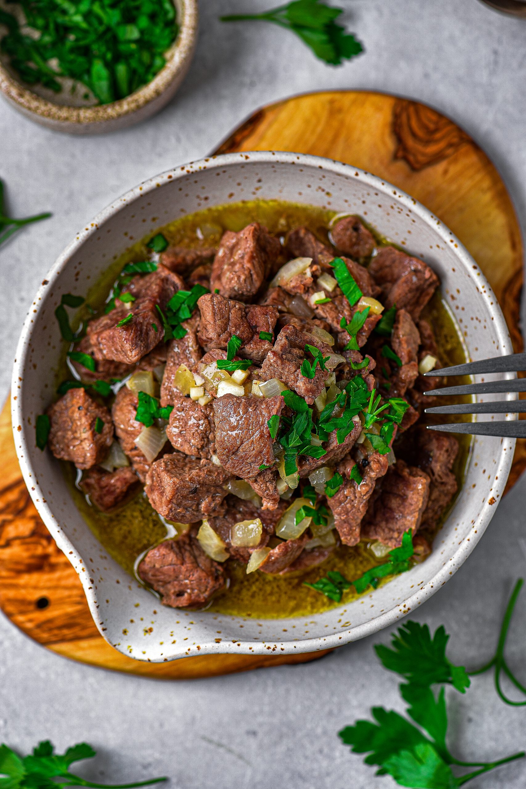 Slow Cooker Steak Bites CheekyKitchen