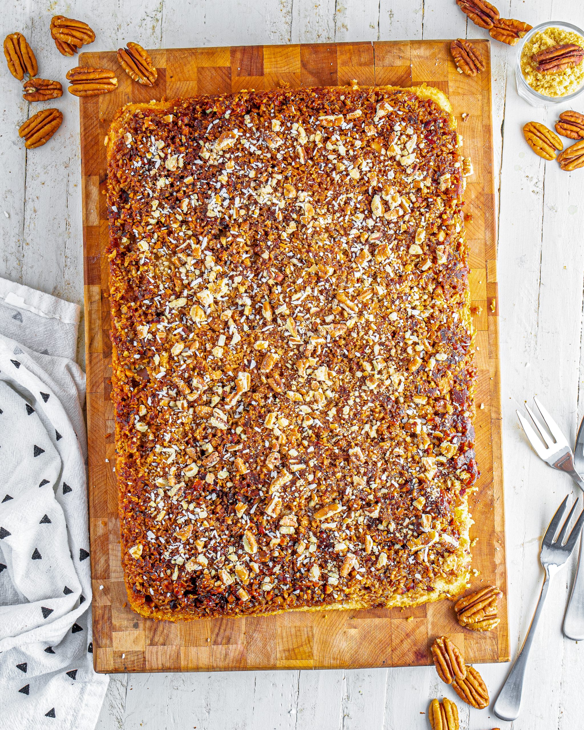 Upside Down Pecan Cake CheekyKitchen