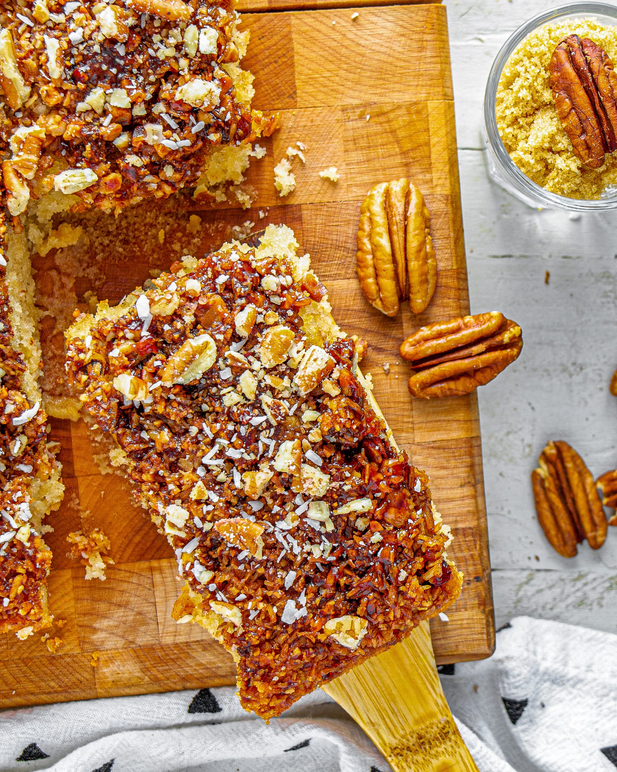Upside Down Pecan Cake CheekyKitchen